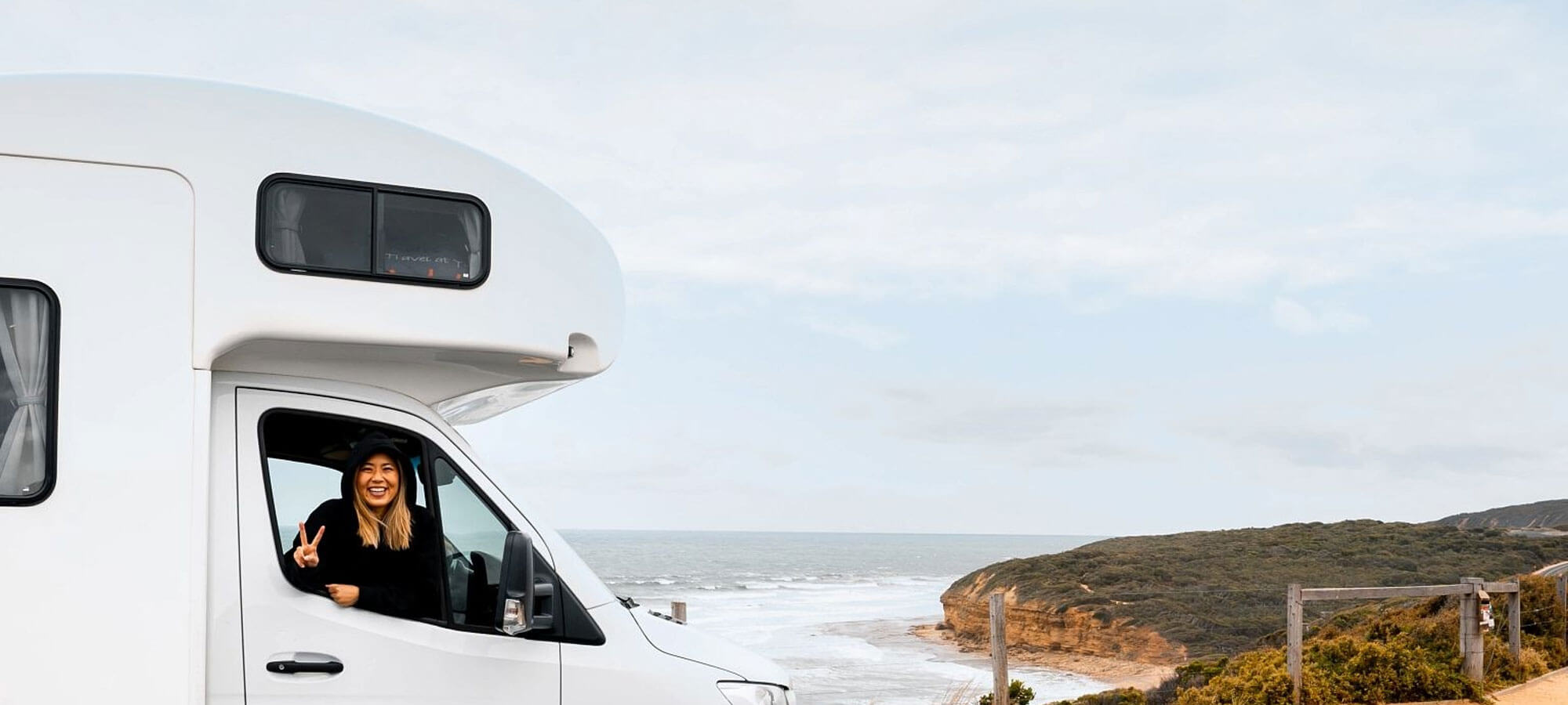 road trip with premium motorhome