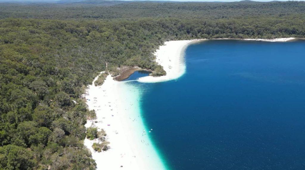 Lake-Mc-kenzie-K'Gari-Fraser-Island-tour-above