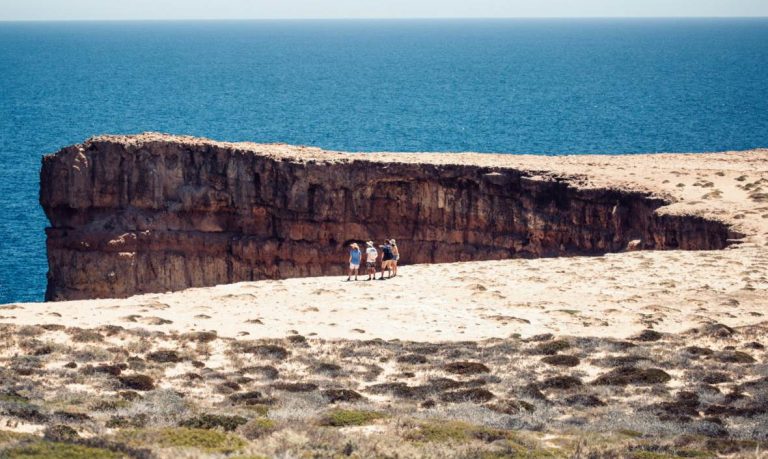 cliff-dark-hartog-island-tour-group-of-people-tour